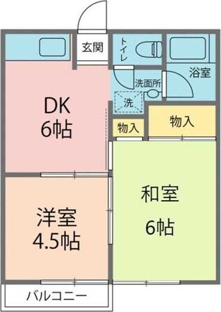 ポルシェ上溝　の物件間取画像